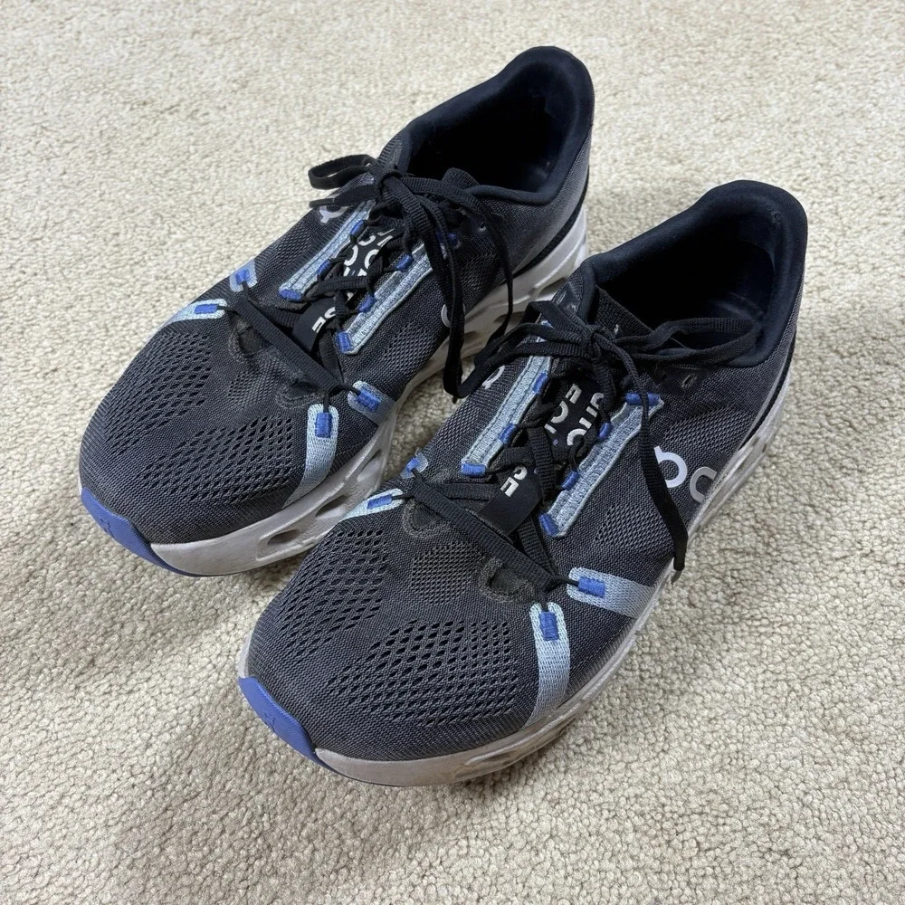 On Cloud Eclipse Shoes Black Frost Women Size 11M Sneakers Trainers Cloudeclipse